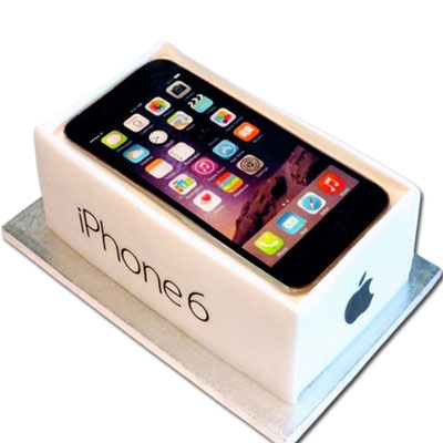 "Iphone Theme Fondant Cake (3kg) - Click here to View more details about this Product